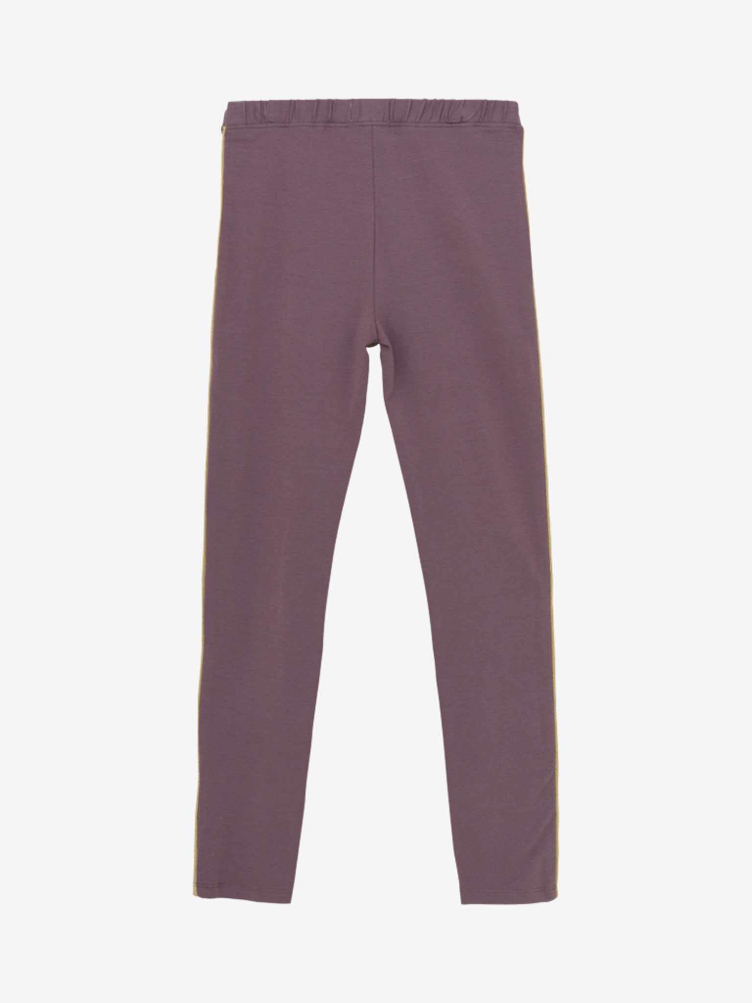 Creamie Sweatleggings mit goldenem Zierstreifen in zartem Lila/Rosé (Flint)