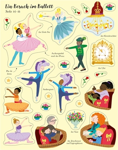 Usborne Mein Erstes Stickerbuch - Die Ballettaufführung