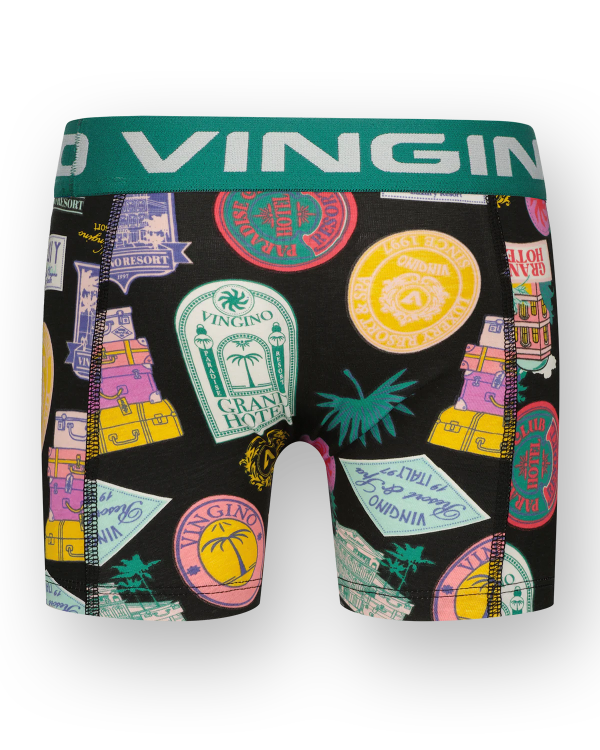 Vingino Unterhosen Boxershort GRAND HOTEL 3er Set - Ivy Grün/Grau/Bunt Vingino Unterhosen Boxershort GRAND HOTEL 3er Set - Ivy Grün/Grau/Bunt