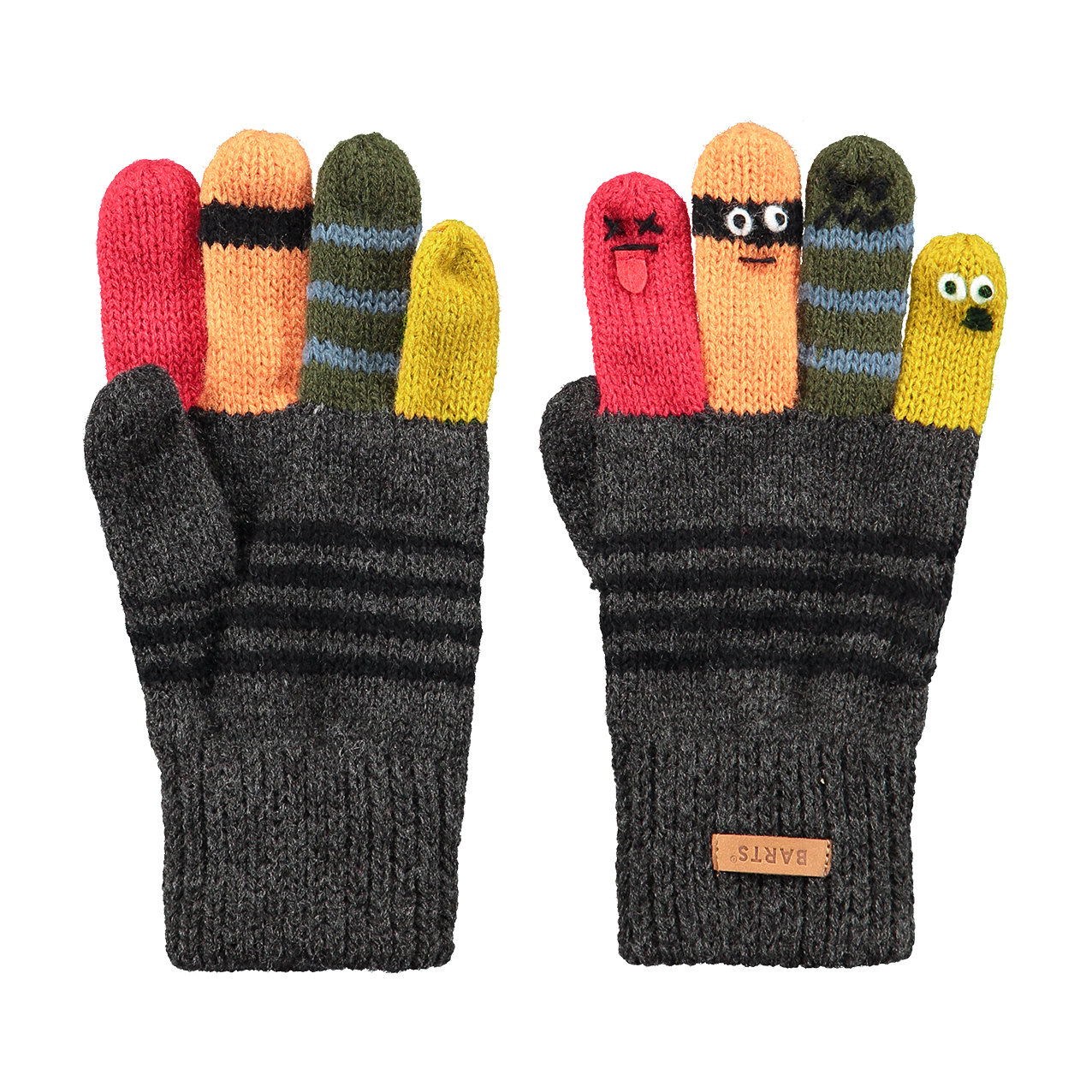 5028_Puppeteer-Gloves_19DQva9xRGQgJnI Barts Kids Strickhandschuh - Puppeteer Gloves in Dunkelgrau