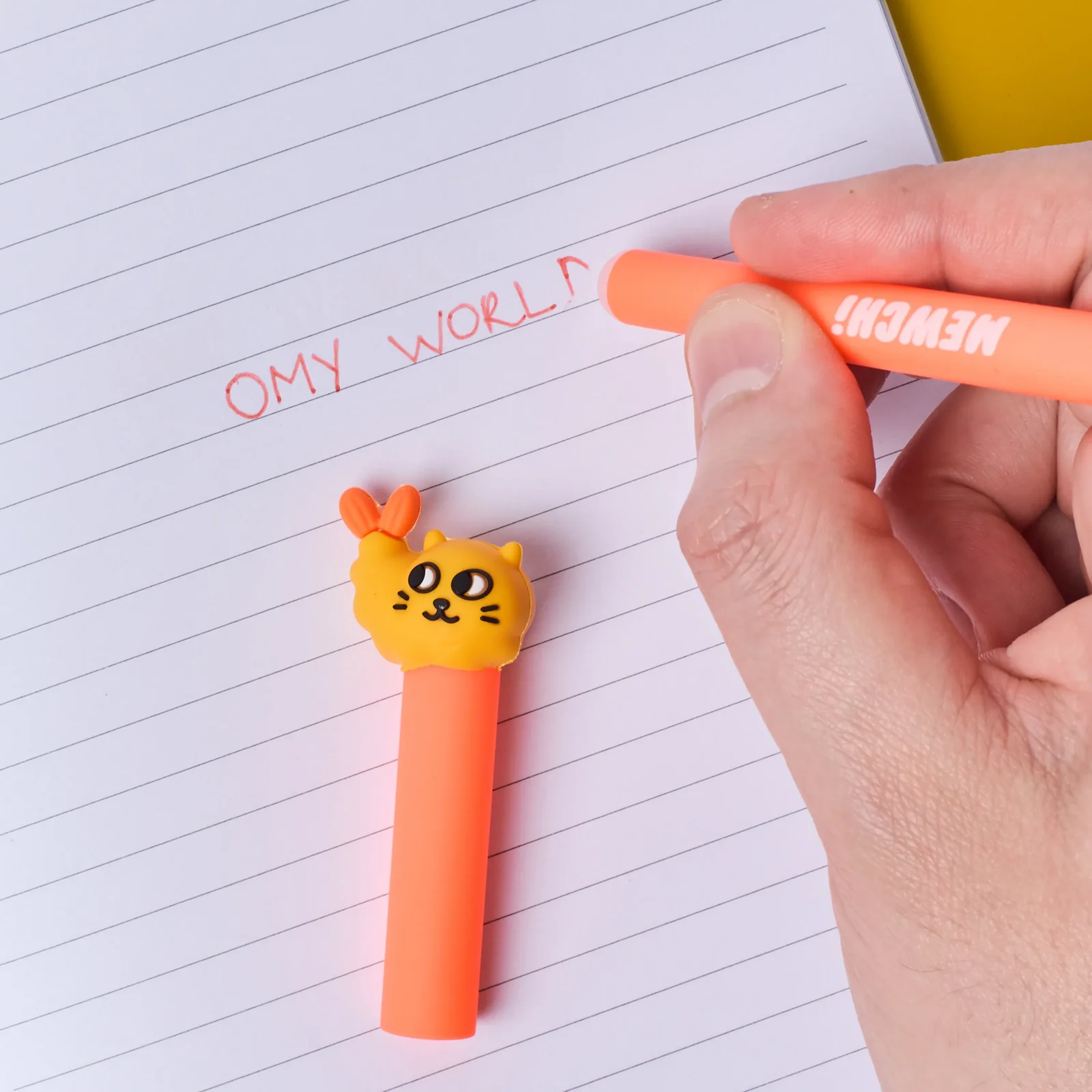 OMY Gelstift Set Pen Buddies - Newchi + Noo - Ramen & Tempura Shrimp