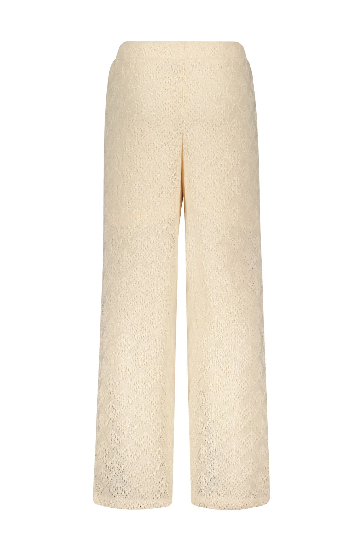 Like Flo Hose mit Boho Stil Häkelarbeit Lochmuster in Creme - SALE Like Flo Hose mit Boho Stil Häkelarbeit Lochmuster in Creme - SALE