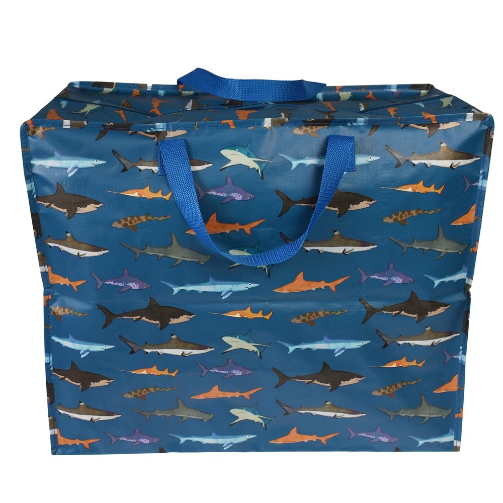 rex-london-riesentasche-sharks-2 Save the Planet XXL Jumbo Tasche - Aufbewahrungstasche - Sharks - Haie