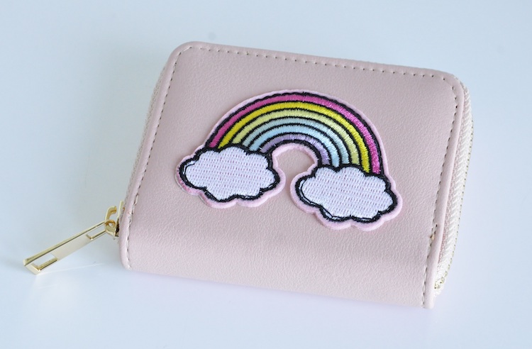 Z1CEybck5jqaR8 KisMe Geldbörse Kunstleder in Rosa - Regenbogen