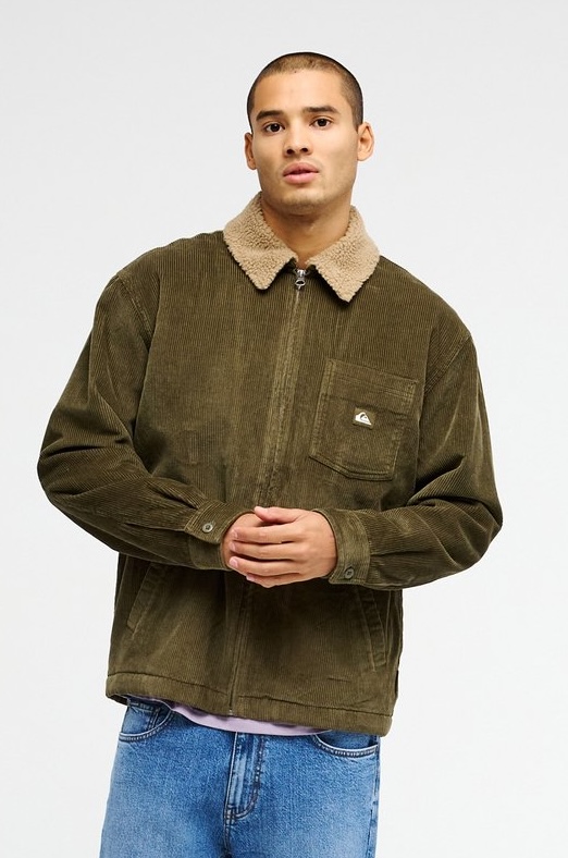 Quiksilver Herren DNA Sherpa Harrington in Grün Quiksilver Herren DNA Sherpa Harrington in Grün