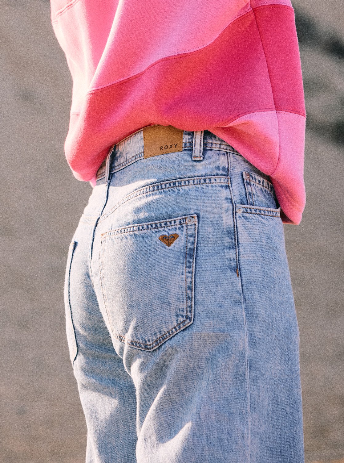 Roxy Milla Wide Leg Jeans Regular Beau - Crop Fit für Frauen