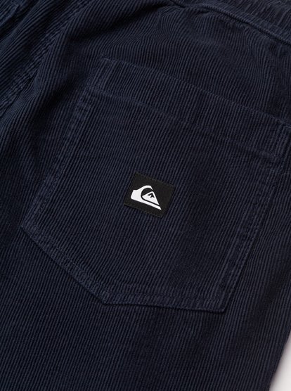 Quiksilver Taxer Regular Cord Hose in Marineblau Navy