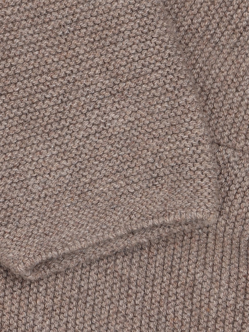 FIXONI Baby Strickhose in Mountain Trail Melange Braun