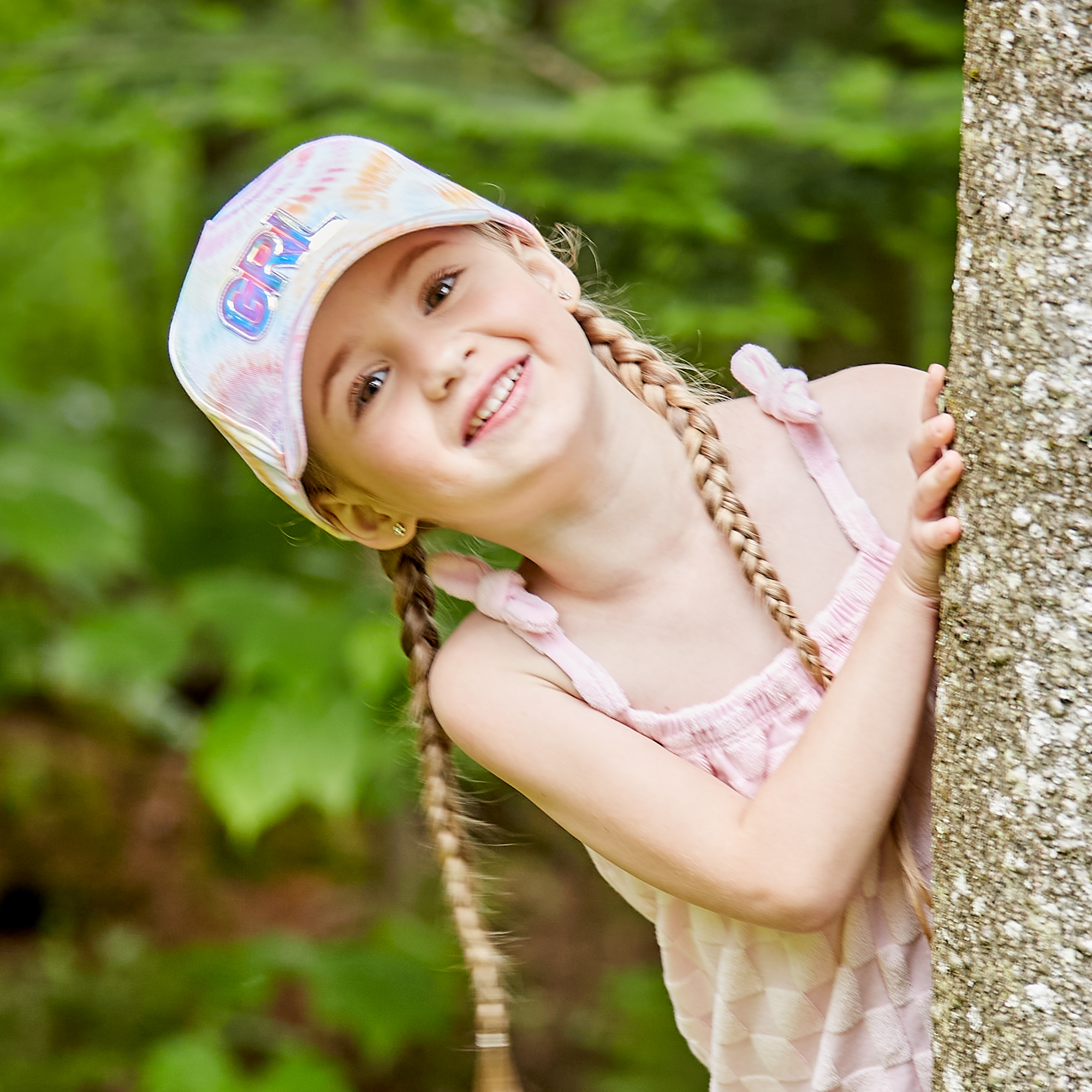 Maximo Cap Pastell Regenbogen Tie-Dye Batik GIRL