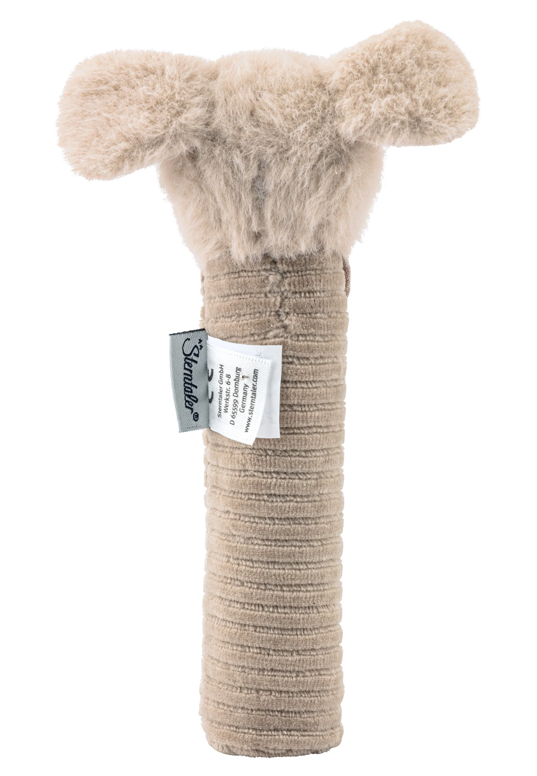 Sterntaler Greifling Baby Quitschtier Hund Lucky in graubeige Sterntaler Greifling Baby Quitschtier Hund Lucky in graubeige