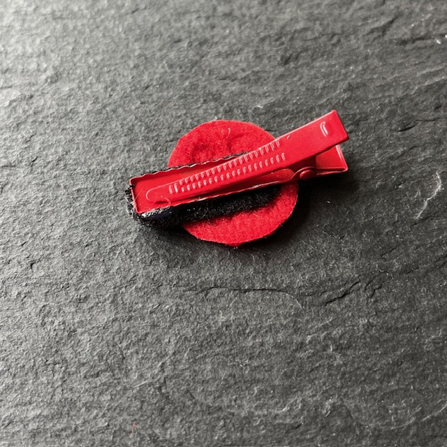 Wowzers Glitzer Marienkäfer Haarclip Paar in Rot 