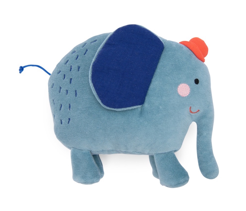 Moulin Roty Toupitis Stofftier Rassel - Elefant