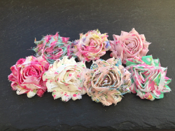 IMG_8713 Wowzers Blütenclips - Shabby Chic für Haare & Kleidung - Blumen Auswahl 3