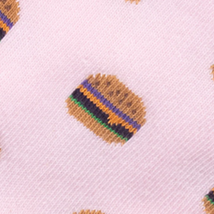 Cabaia Socken Damen BERENICE & MARINE in Rosa - Burger mit Glitzer