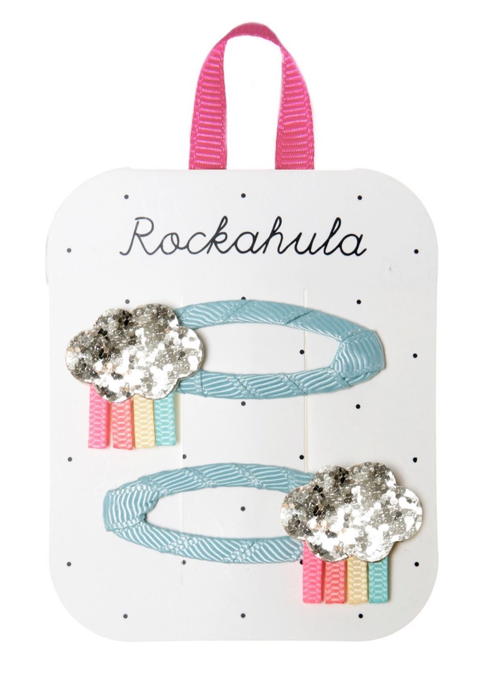Rockahula Rainy Cloud Haarspangen - Regenbogen Wolke - 1 Paar
