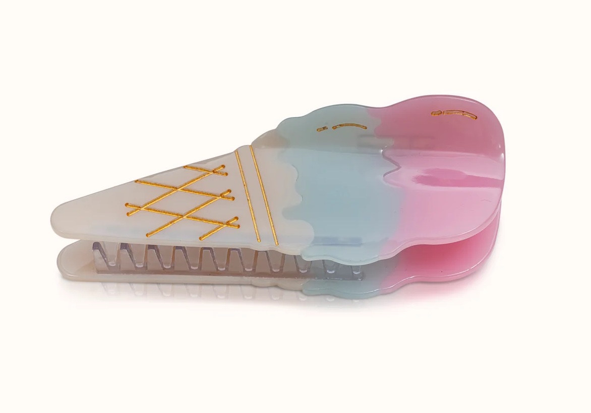 by Vivi Haarklammer Haarclip Eistüte - Ice Cream Pastel 