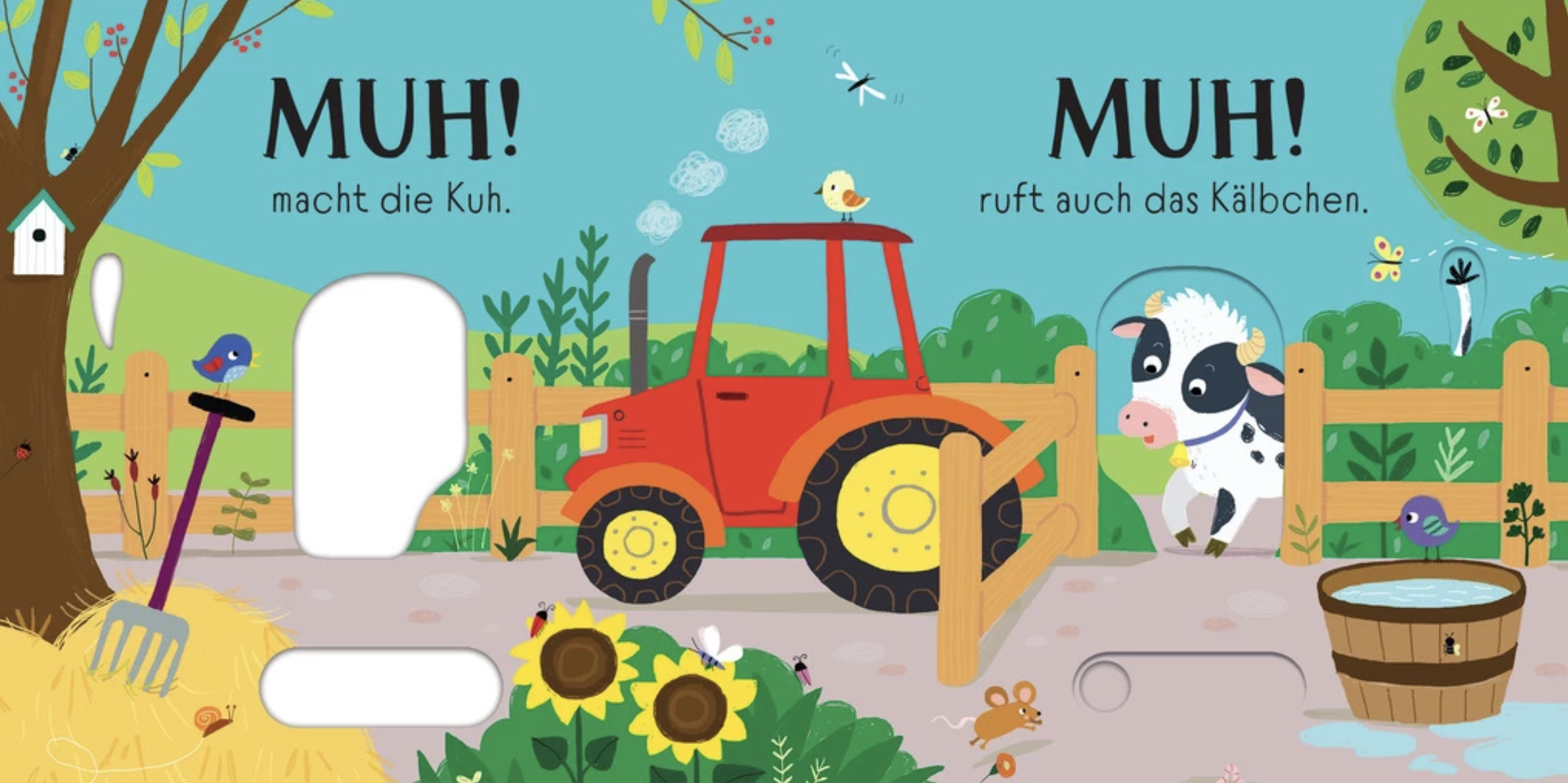Usborne Schieben und Lauschen - Bauernhoftiere