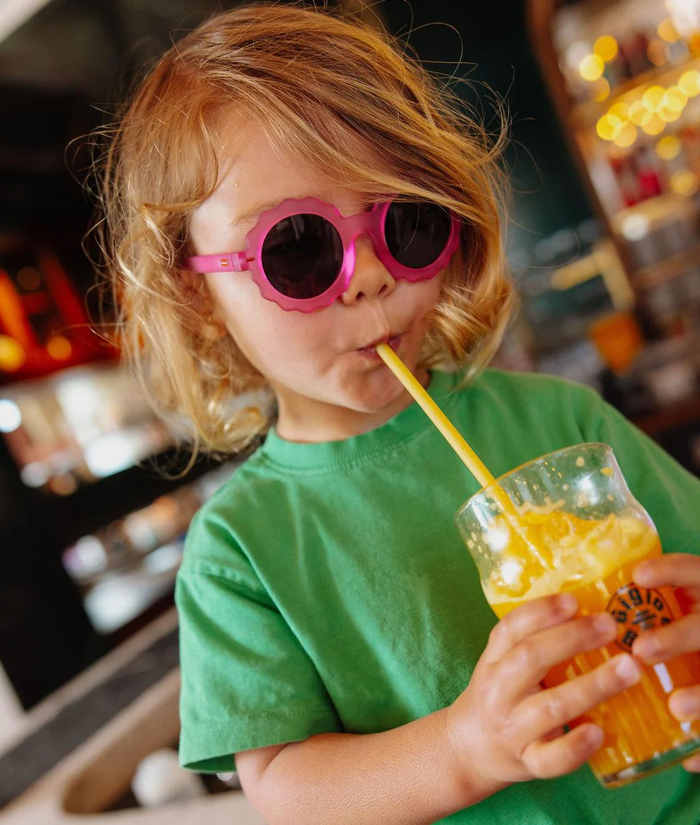 Hello Hossy Kinder Sonnenbrille - Lunettes Chamy Fuchsia