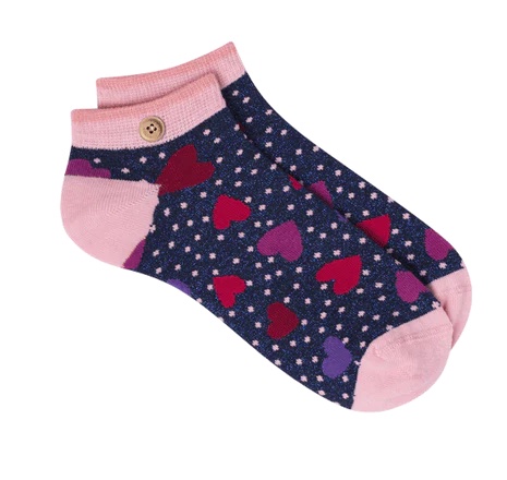 EUGENIE-_-ANTOINE_720x-Kopie Cabaia Damen Sneaker Socken EUGENIE & ANTOINE - Glitzer Herzen
