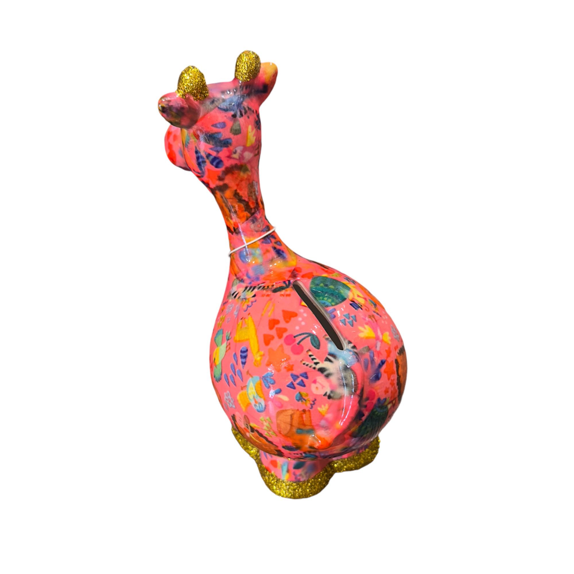 Pomme Pidou Spardose Giraffe - Pink Design
