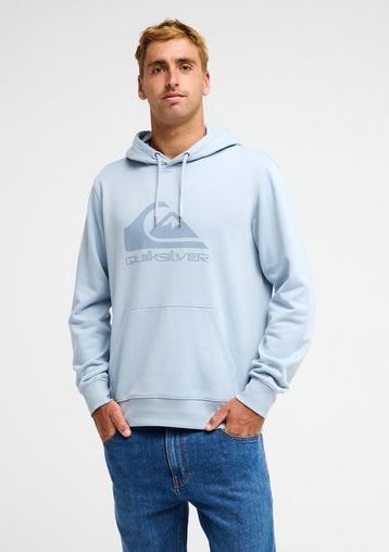 Quiksilver Comp Logo Hoodie Sweatshirt in Eisblau Hellblau Quiksilver Comp Logo Hoodie Sweatshirt in Eisblau Hellblau