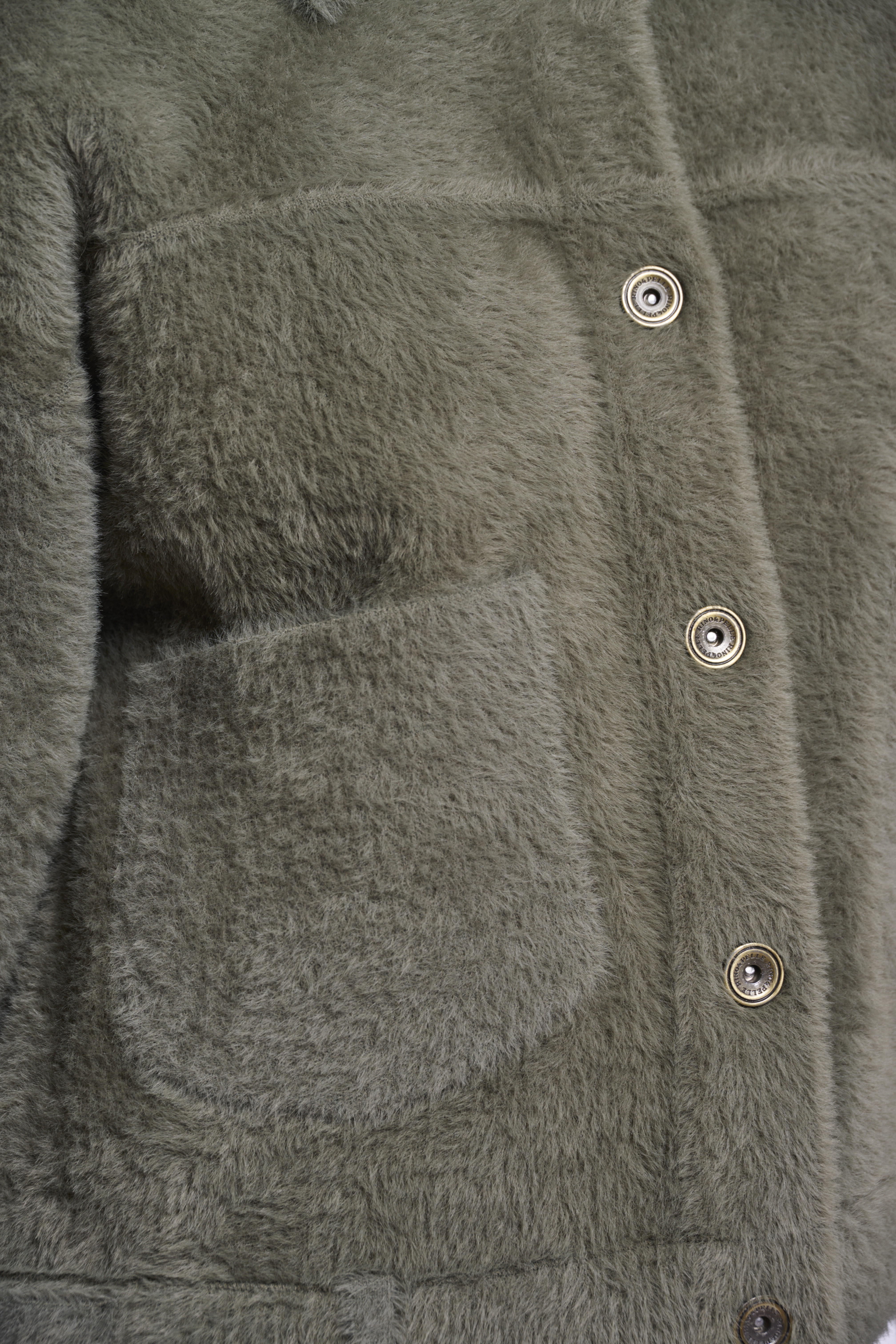 Rino & Pelle Bubbly Damen Felljacke - Green Ash Rino & Pelle Bubbly Damen Felljacke - Green Ash