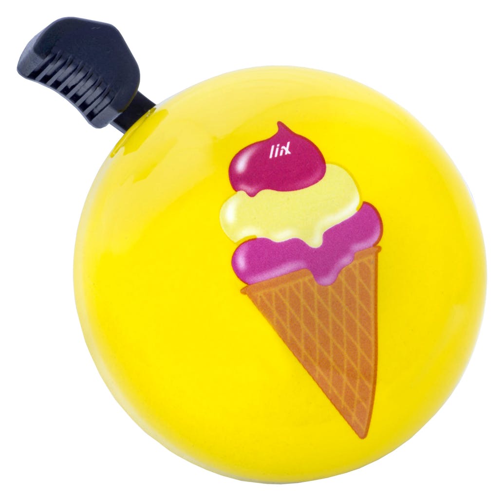 908621-47cdd2af1a1532 Liix Funny Fahrrad Klingel in Gelb - Ice Cream Bell - Eistüte