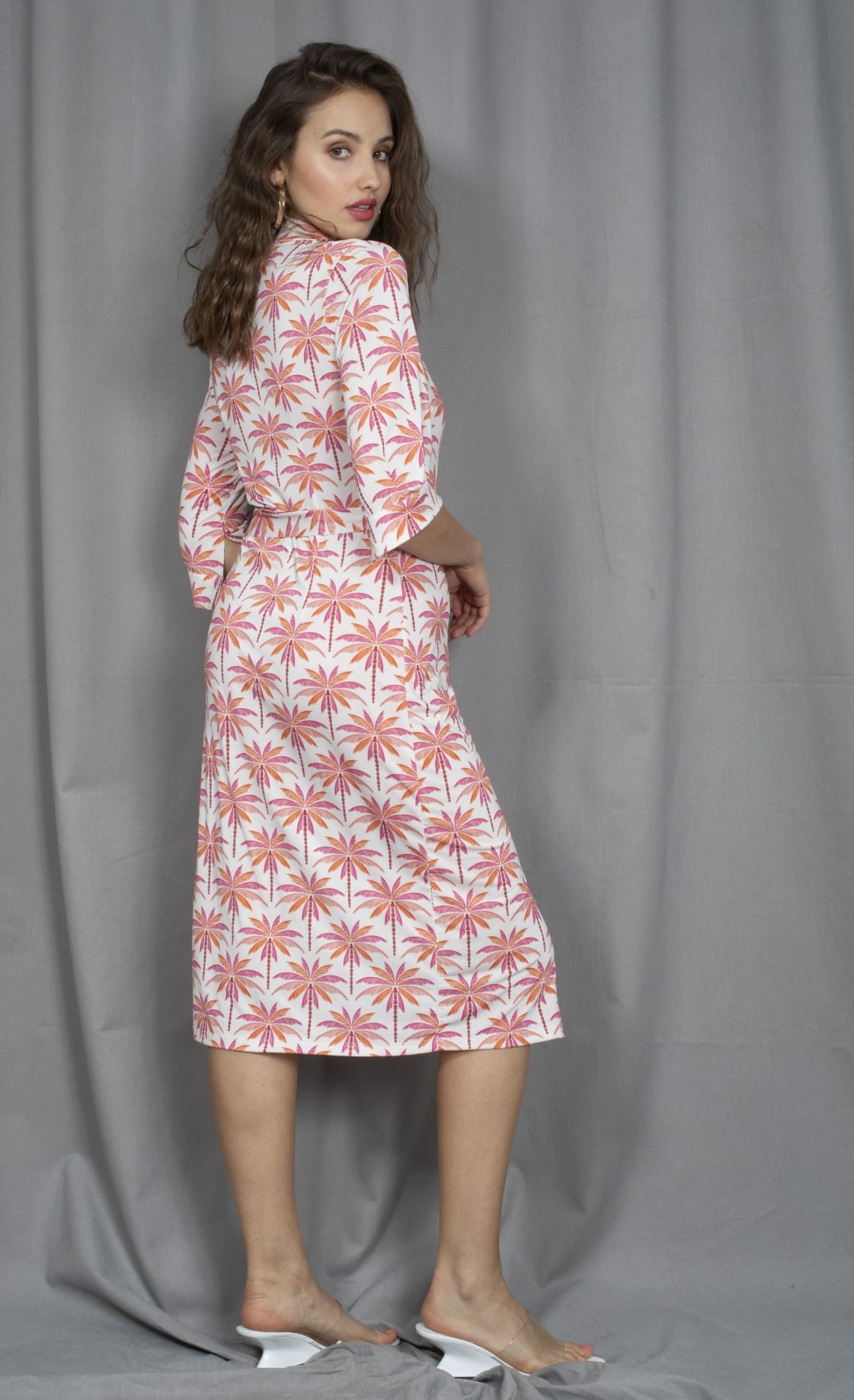 Marivie Easy Peasy! Blusenkleid in Palms Creme 