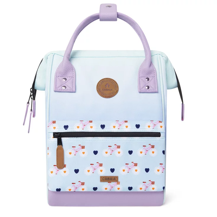 Cabaia Rucksack MYKONOS Small mit Laptop-Fach - Ombre Farbverlauf Aqua bis Violett