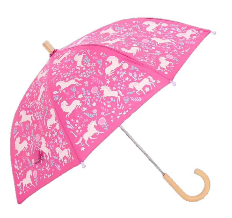 Hatley Regenschirm Unicorn Forest in Pink - Einhorn Wald