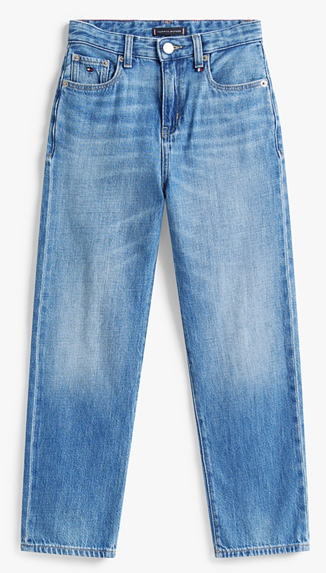 Tommy Hilfiger Jungs Skater Fit Jeans in Washed Blau