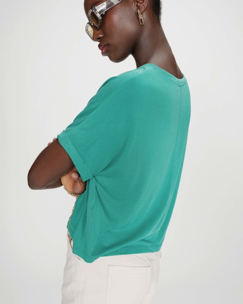 Grace & Mila Oversized Modal T-Shirt Vert PARMA - Grün Grace & Mila Oversized Modal T-Shirt Vert PARMA - Grün