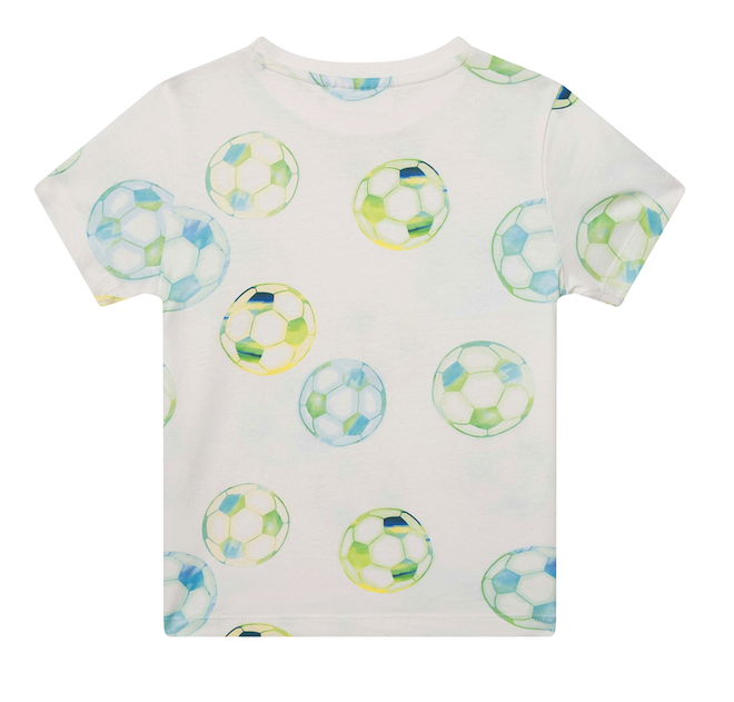 Someone Dirk Kurzarm T-Shirt in Weiß - Fußball