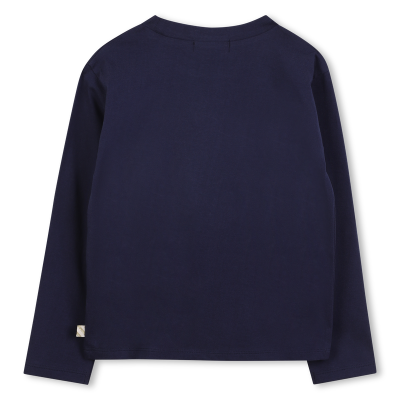 Billieblush Langarm T-Shirt in Marineblau - To the Moon and Back Billieblush Langarm T-Shirt in Marineblau - To the Moon and Back