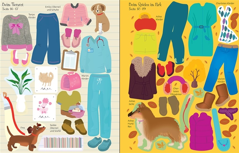 create_spread-24GIEBPRqGqcrMh Usborne Anziehpuppen-Stickerbuch: Meine Hunde