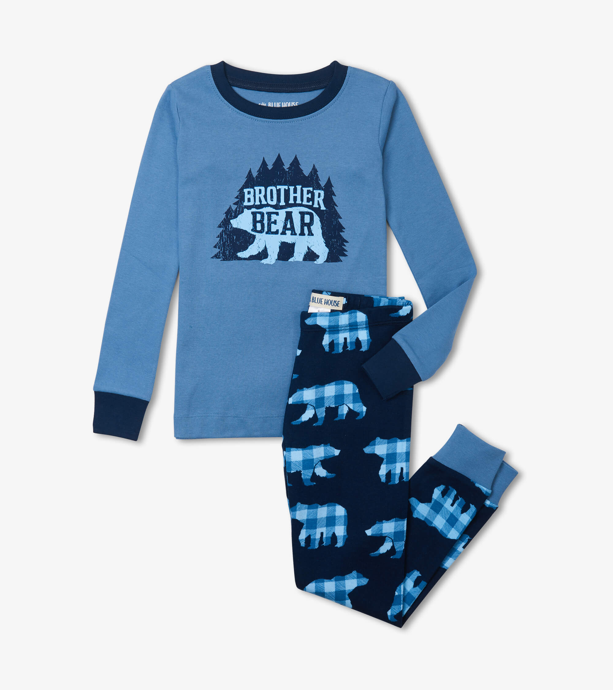 PJCWIBE405 Little Blue House Langarm Pyjama - Brother Bear