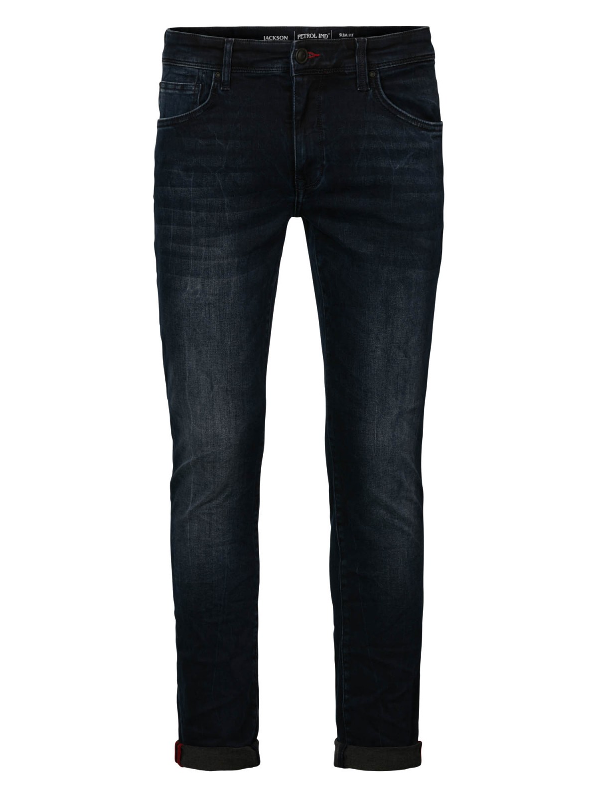 jackson_5812_l36_jackson_5812_06 Petrol Industries Jackson Slim Fit Jeans in Dunkelblaues Denim