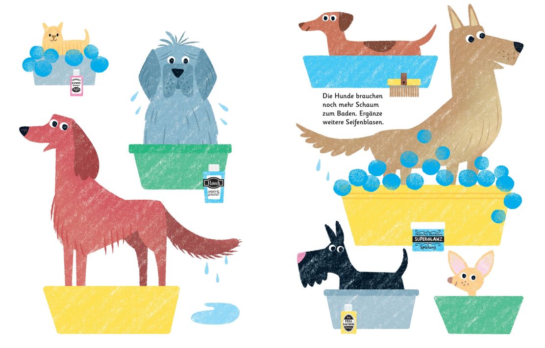 Usborne Fingerstempeln: Hunde und Katzen Usborne Fingerstempeln: Hunde und Katzen