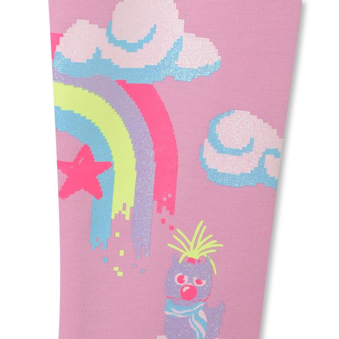 Billieblush Legging in Rosa mit Regenbogen