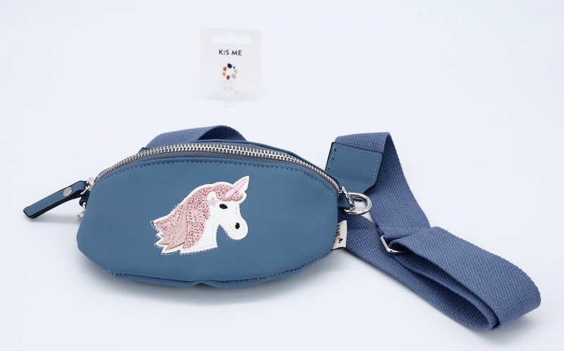 KisMe Crossbody Tasche Sidebag - Einhorn - Jeansblau Glatt KisMe Crossbody Tasche Sidebag - Einhorn - Jeansblau Glatt