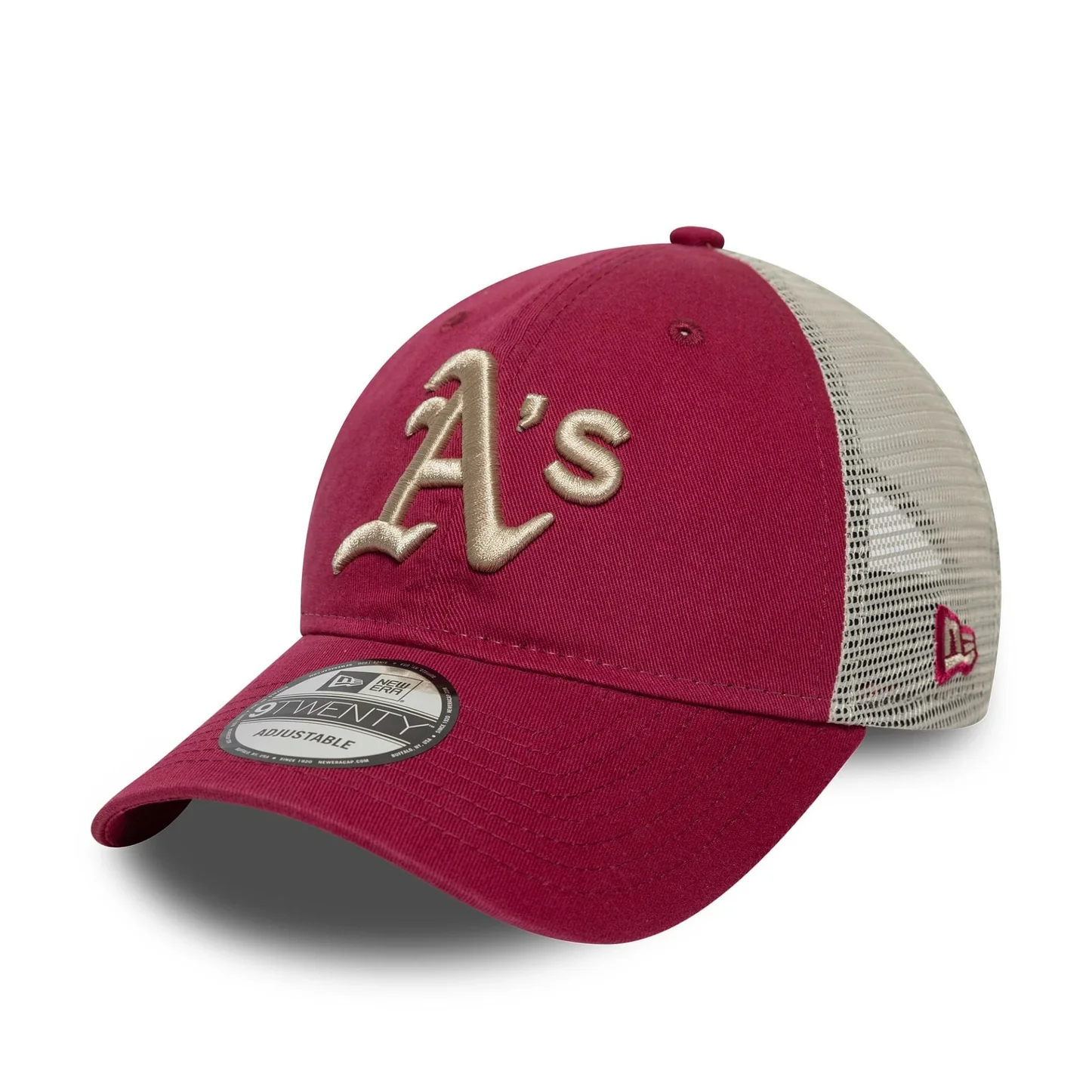 New Era Dunkelrote Oakland Athletics MLB Washed 9TWENTY Trucker Cap New Era Dunkelrote Oakland Athletics MLB Washed 9TWENTY Trucker Cap