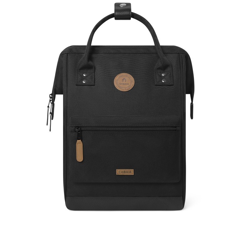 Cabaia Rucksack BERLIN Medium mit Laptop-Fach - Schwarz 
