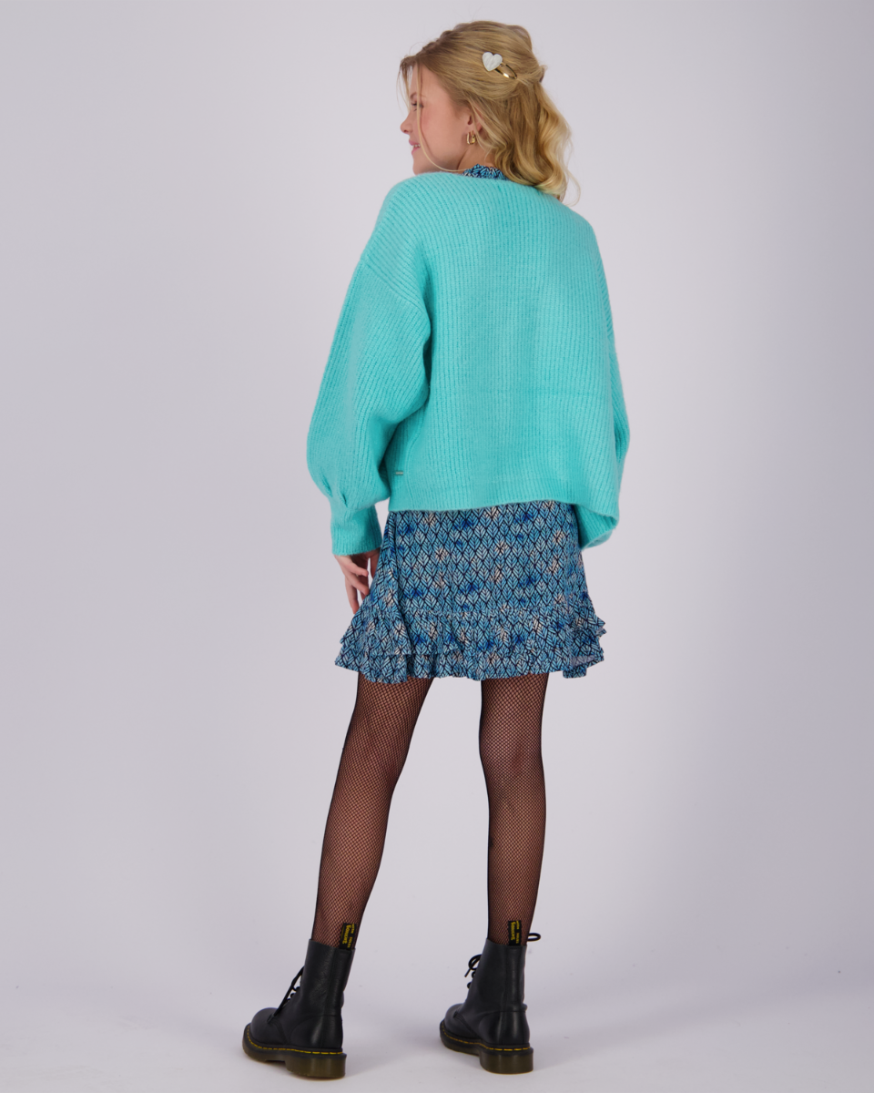 Vingino Strickweste Mandie mit langen Ärmeln - Artic Blue/Hellblau - SALE