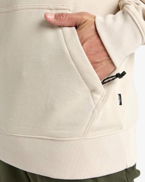 Billabong Compass Po - Hoodie Sweatshirt für Männer in Creme mit Backprint Billabong Compass Po - Hoodie Sweatshirt für Männer in Creme mit Backprint