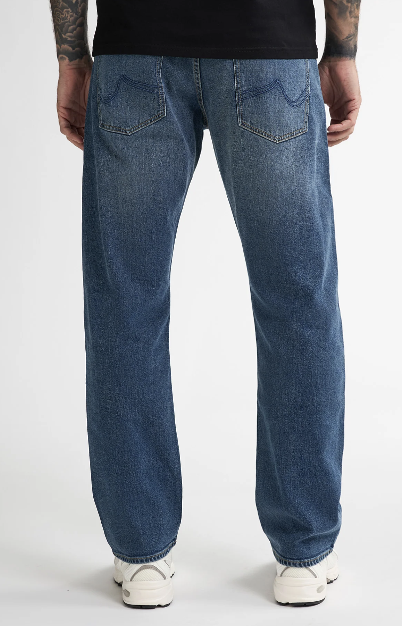 Petrol Industries Herren Jeans Lewis Loose Fit Reefview in Medium Blue