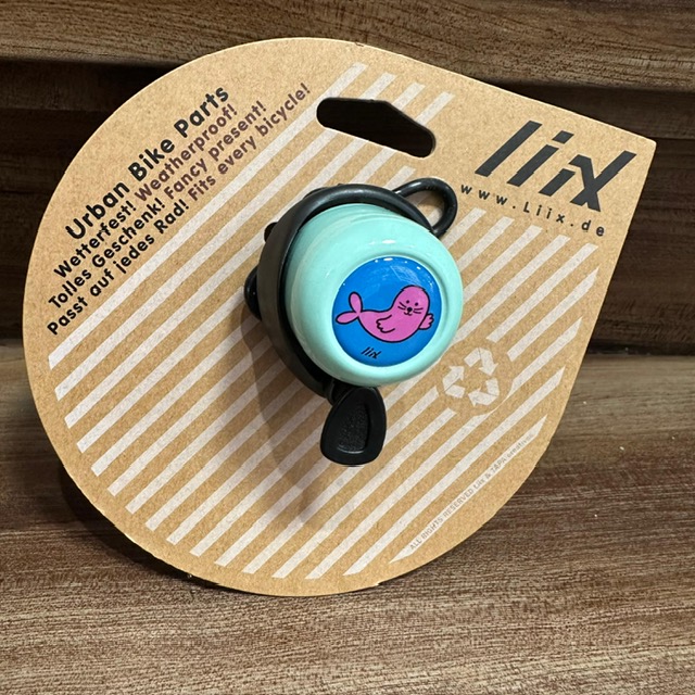 Liix Fahrrad oder Scooter Klingel in Blau - Cute Seal - Seelöwe