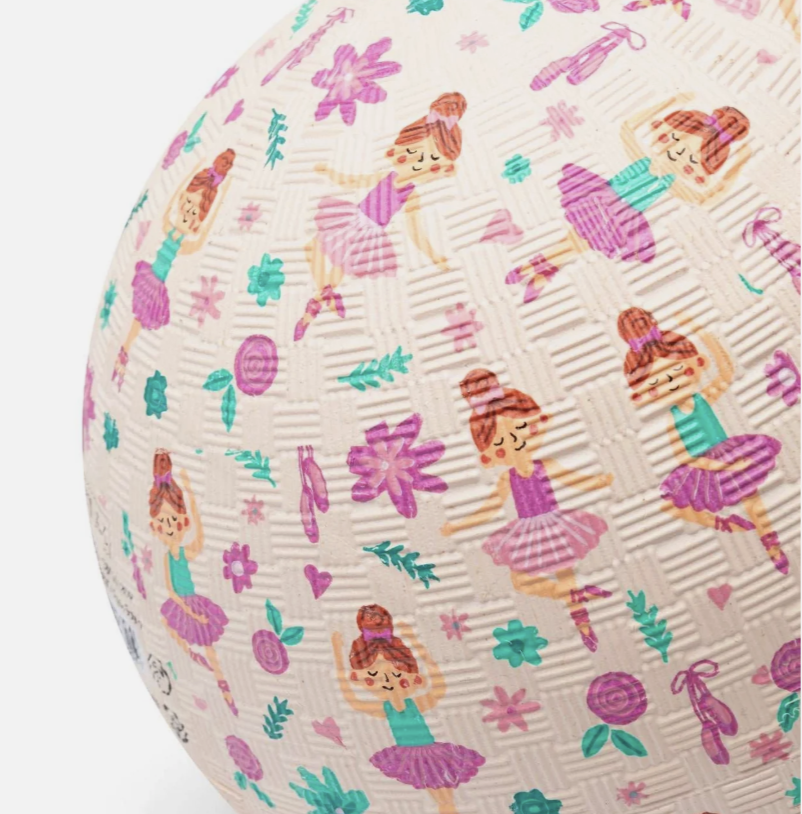 CoolKidz Spielzeug Ball 13 cm - Gummiball - Ballerina CoolKidz Spielzeug Ball 13 cm - Gummiball - Ballerina