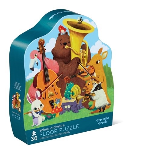 Crocodile Creek Floor Puzzle - Animal Orchester - 36 Teile