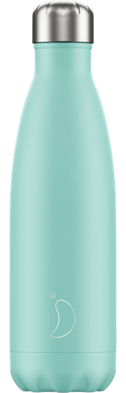 1559570008-v2-pastel-green-500ml Chilly's Edelstahl Thermos Flasche in Pastel - Mint Grün - 500 ml