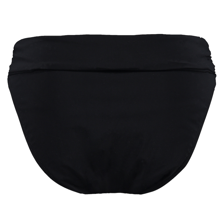 Barts Solid High Waist Bikini Höschen in Schwarz